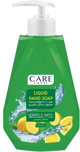 CARE & MORE LIQUID HAND SOAP LEMON & MINT 350ML